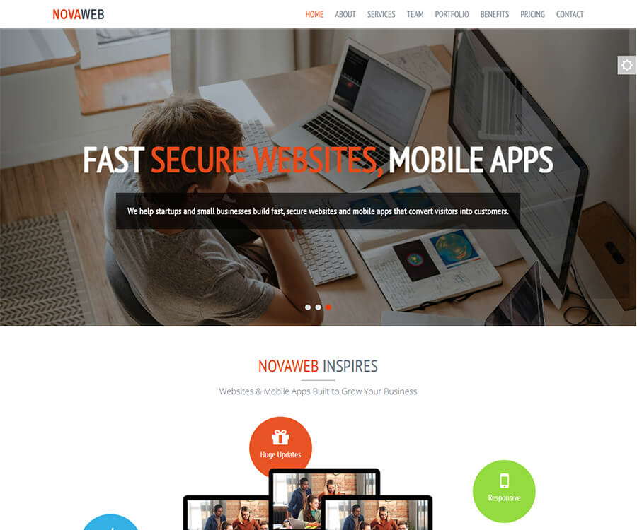 Business dashboard project by NovaWeb Studio Melbourne